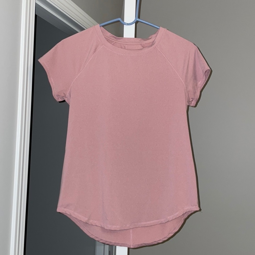 Pink workout top